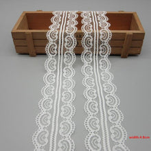 10 Yards White Lace Ribbon Tape (40MM Wide)