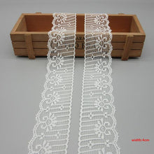 10 Yards White Lace Ribbon Tape (40MM Wide)