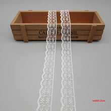 10 Yards White Lace Ribbon Tape (40MM Wide)