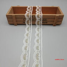 10 Yards White Lace Ribbon Tape (40MM Wide)